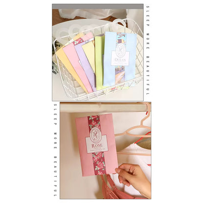 Wardrobe Sachet Wardrobe Deodorant Air Freshener Long-Lasting Fragrance Sachet Mildew and Insect Resistant Household Items