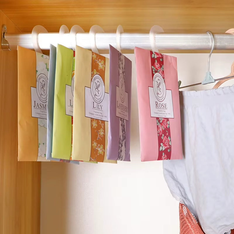 Wardrobe Sachet Wardrobe Deodorant Air Freshener Long-Lasting Fragrance Sachet Mildew and Insect Resistant Household Items