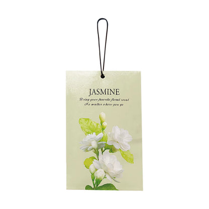 4Pcs Perfume Scented Sachet Closet Fragrances Sachet Wardrobe Car Air Freshener Home Fragrance Sachet Hanging Jasmine