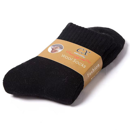 2023 New Winter Super Thicker Warm Women Socks Wool Men Women Socks Solid Socks Merino Long Wool Socks Cashmere Socks Size 36-44